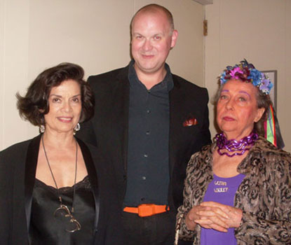 Bianca Jagger, Eric Shiner and Ultra Violet