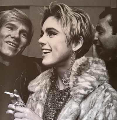 Andy Warhol and Edie Sedgwick.