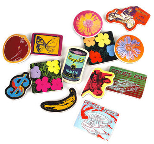 Andy Warhol fridge magnets - Tate Modern