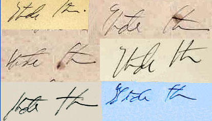 Gertrude Stein signatures