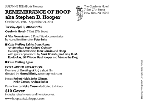 Hoop memorial invite