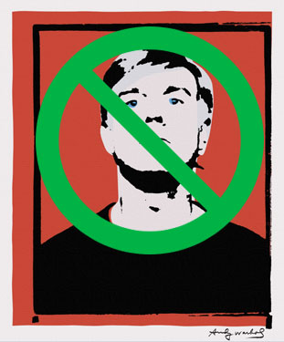 Andy Warhol Self-Portrait (not)