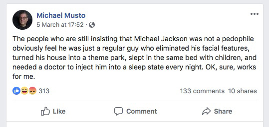 Michael Musto on Michael Jackson