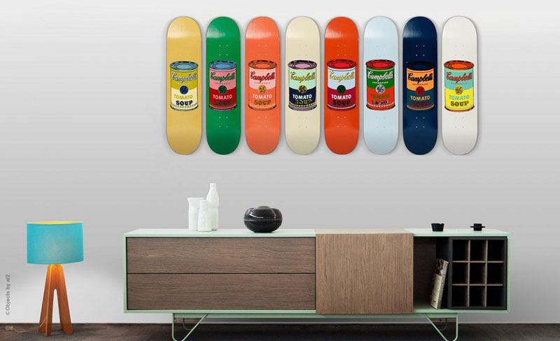 Andy Warhol skateboards