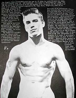 Joe Dallesandro in Physique Pictorial