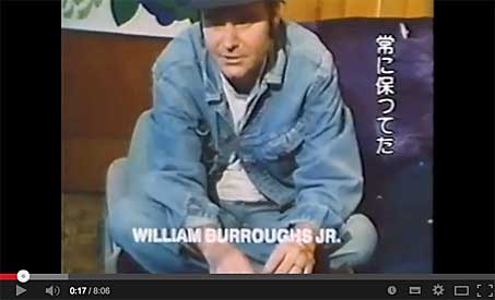 william burroughs jr. on you tube